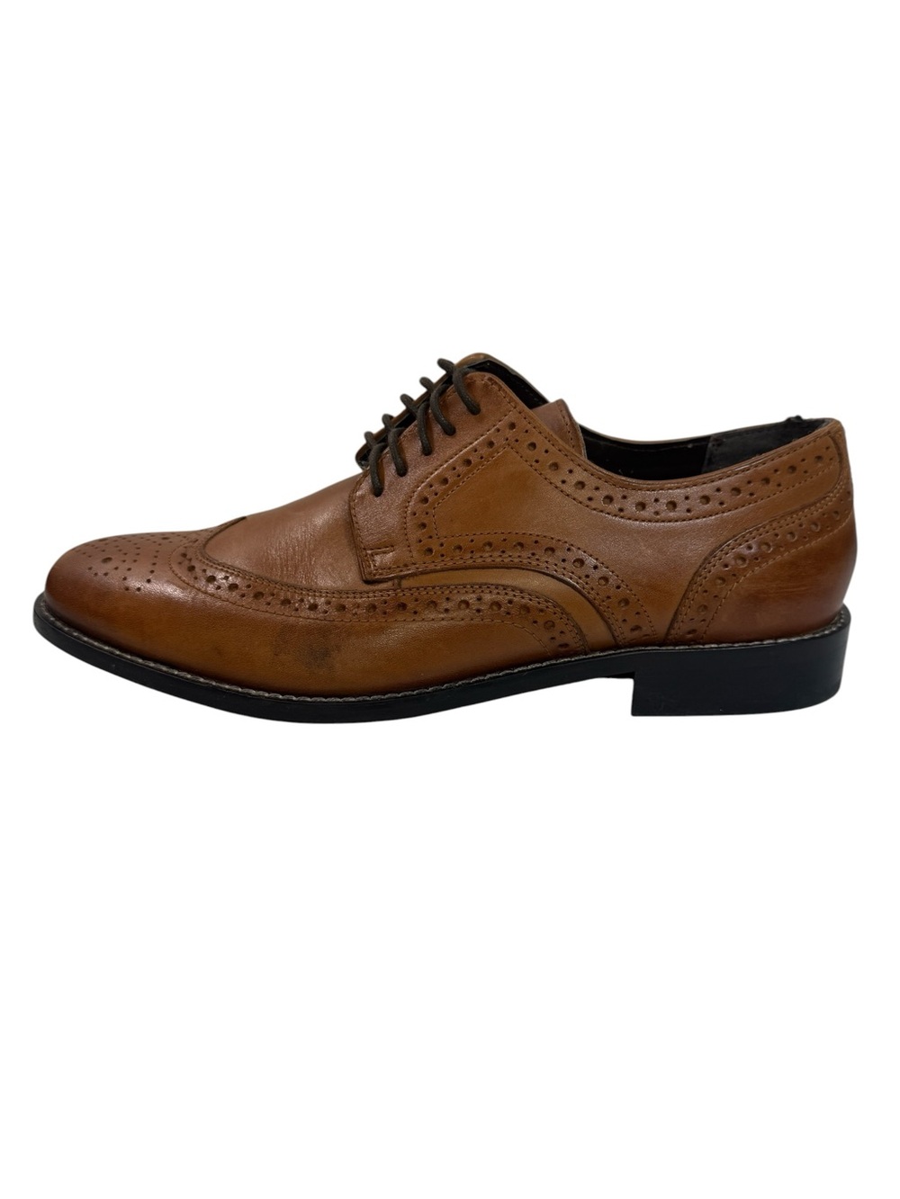 Nunn Bush Men’s Brown Leather Wingtip Oxford Dress Shoes
Size 9 1/2 M